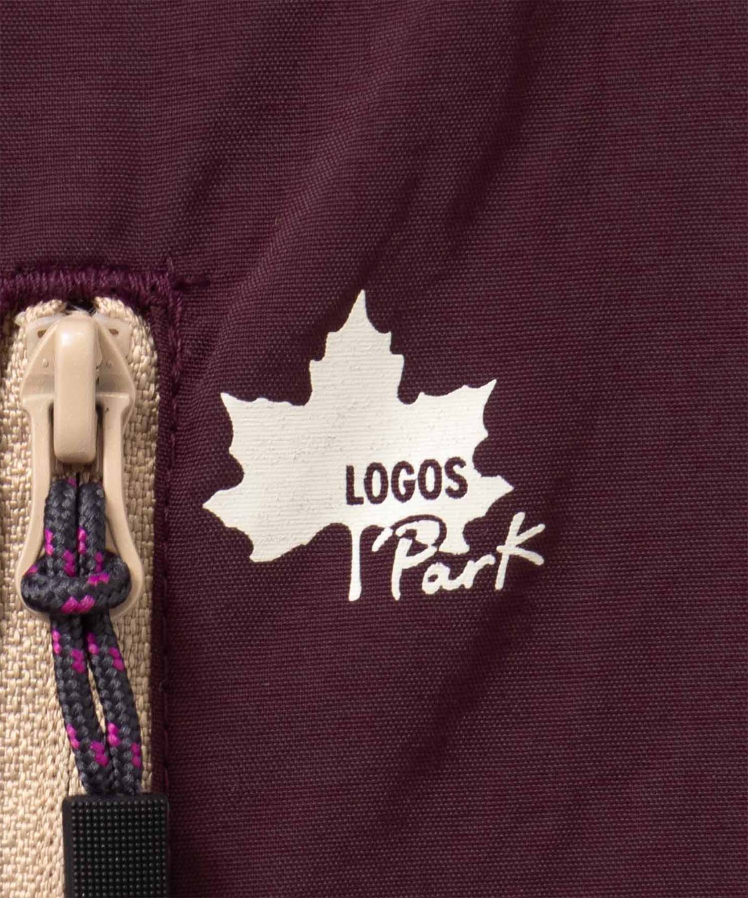 ロゴスパーク LOGOS Park 撥水マウンテンパーカー （ワイン×ベージュ） ワイン×ベージュ