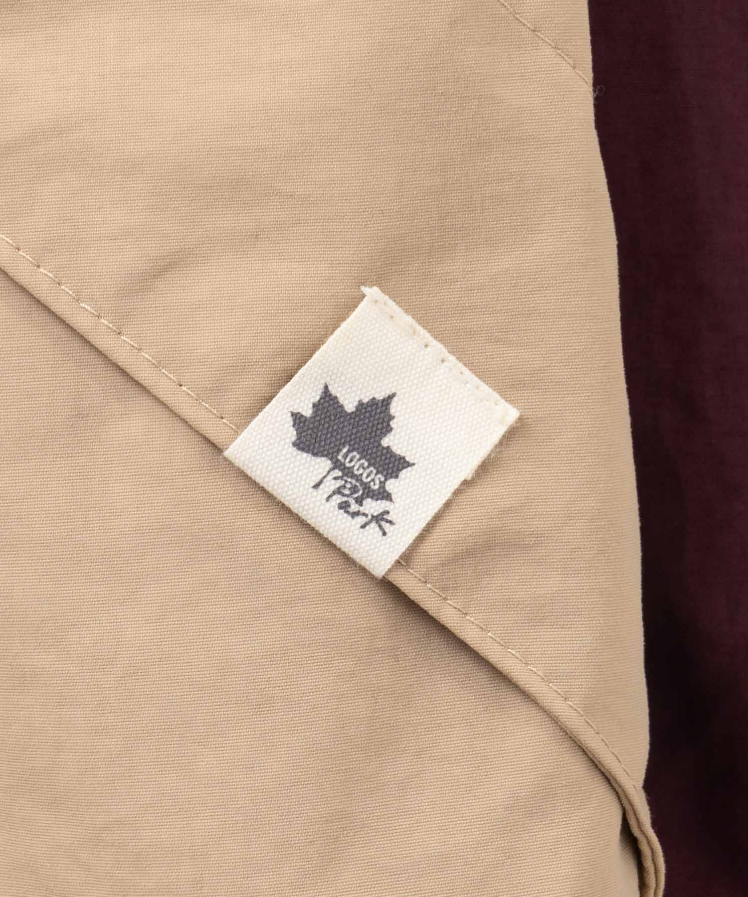 ロゴスパーク LOGOS Park 撥水マウンテンパーカー （ワイン×ベージュ） ワイン×ベージュ