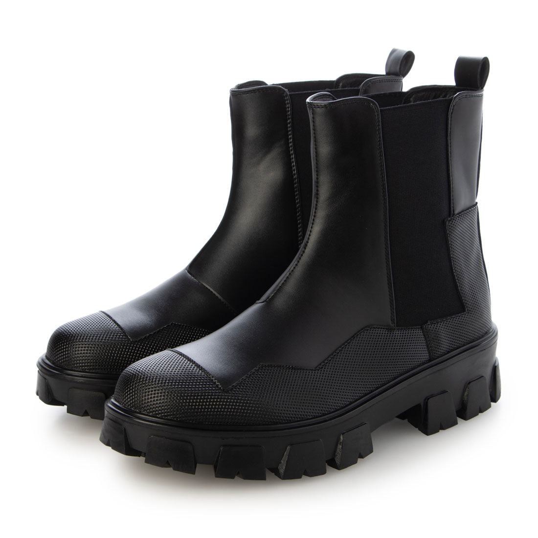 ラブハンター LoveHunter 異素材サイドゴアブーツ / 1741 （ブラック） ブラック