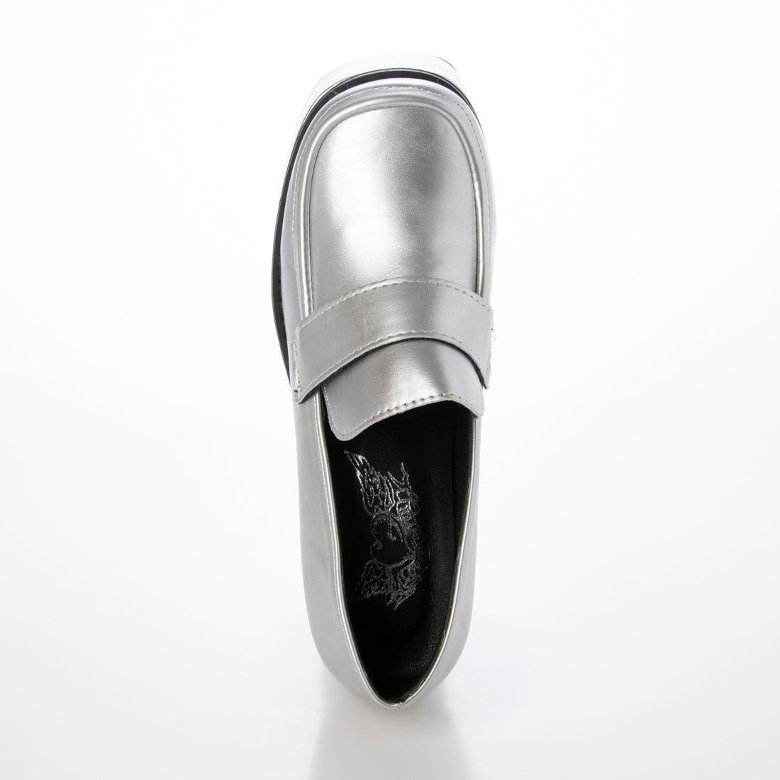 Love Hunter Thick Sole Chunky Heel Square Toe Loafers /1634