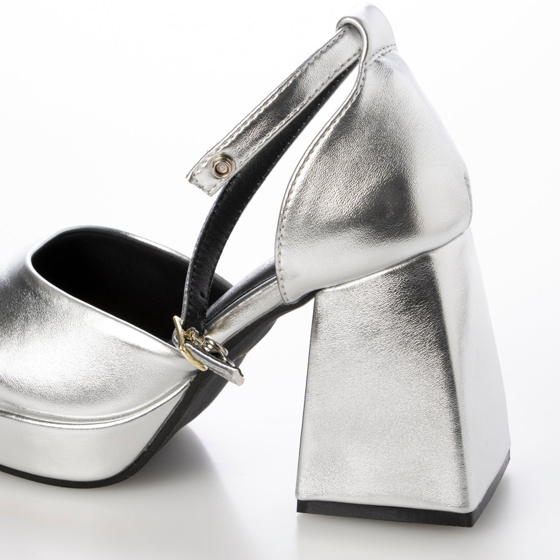 9.5cmヒール セパレート厚底パンプス / 1580