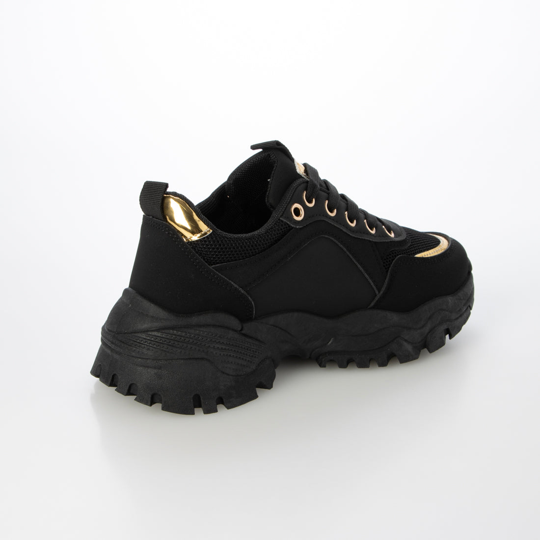 ラブハンター LoveHunter 配色パーツ厚底メッシュスニーカー / 2250 （ブラック） ブラック