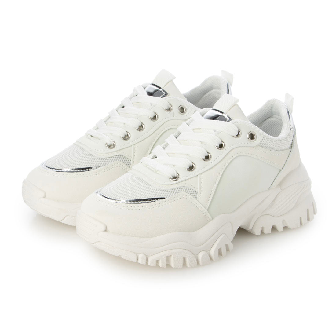 ラブハンター LoveHunter 配色パーツ厚底メッシュスニーカー / 2250 （ホワイト） ホワイト