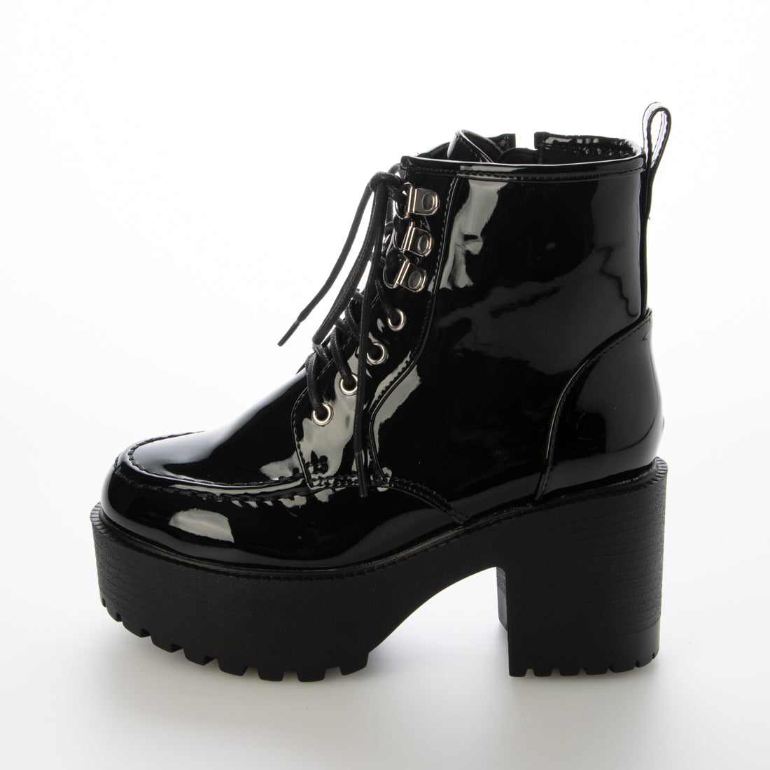 Love Hunter Thick-soled Mocha Lace-up Boots/1614