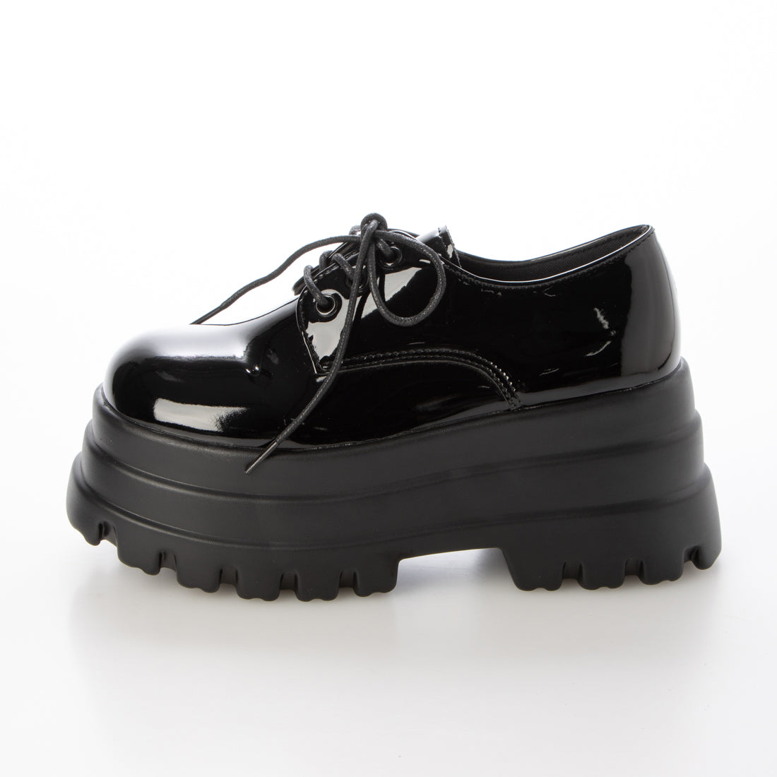LoveHunter Lightweight Thick Sole Triple Sole Plain Lace-Up Shoes / 1692