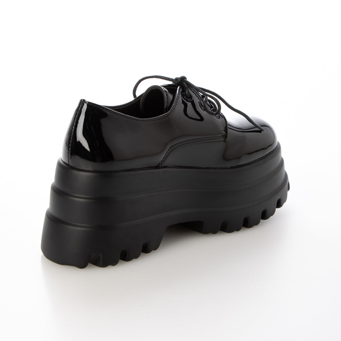 LoveHunter Lightweight Thick Sole Triple Sole Plain Lace-Up Shoes / 1692