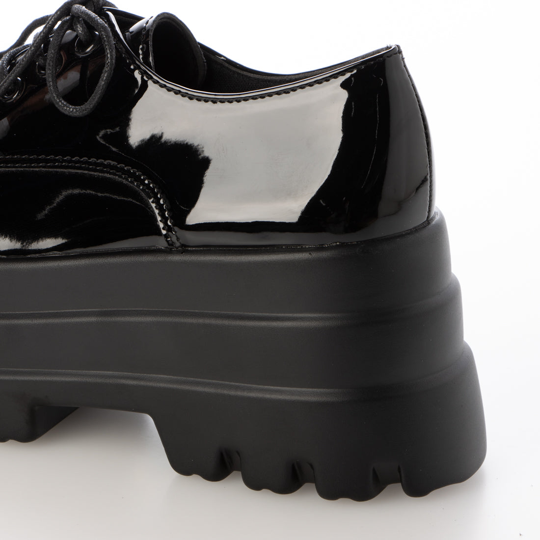 LoveHunter Lightweight Thick Sole Triple Sole Plain Lace-Up Shoes / 1692