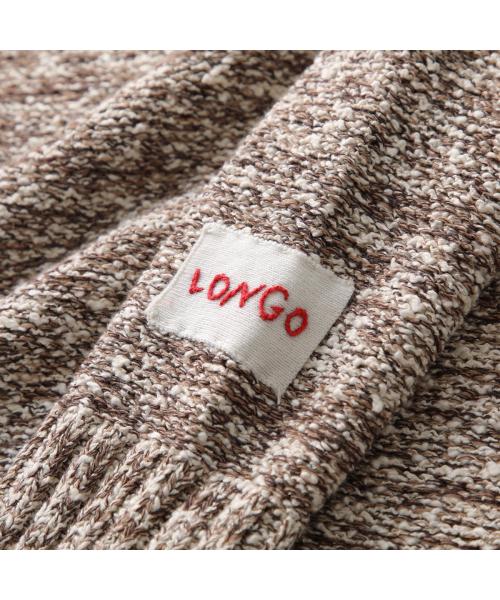 LONGO ニット S022420L 長袖 コットン イタリア製 （MH-S/ブルー他） MH-S/ブルー他