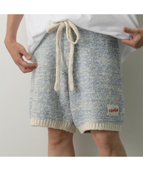 LONGO ハーフパンツ S022419L サマーニット イタリア製 （MH-S/ブルー他） MH-S/ブルー他