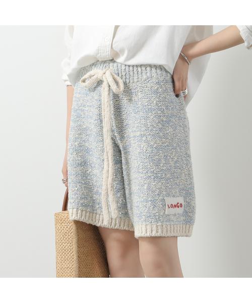 LONGO ハーフパンツ S022419L サマーニット イタリア製 （MH-S/ブルー他） MH-S/ブルー他