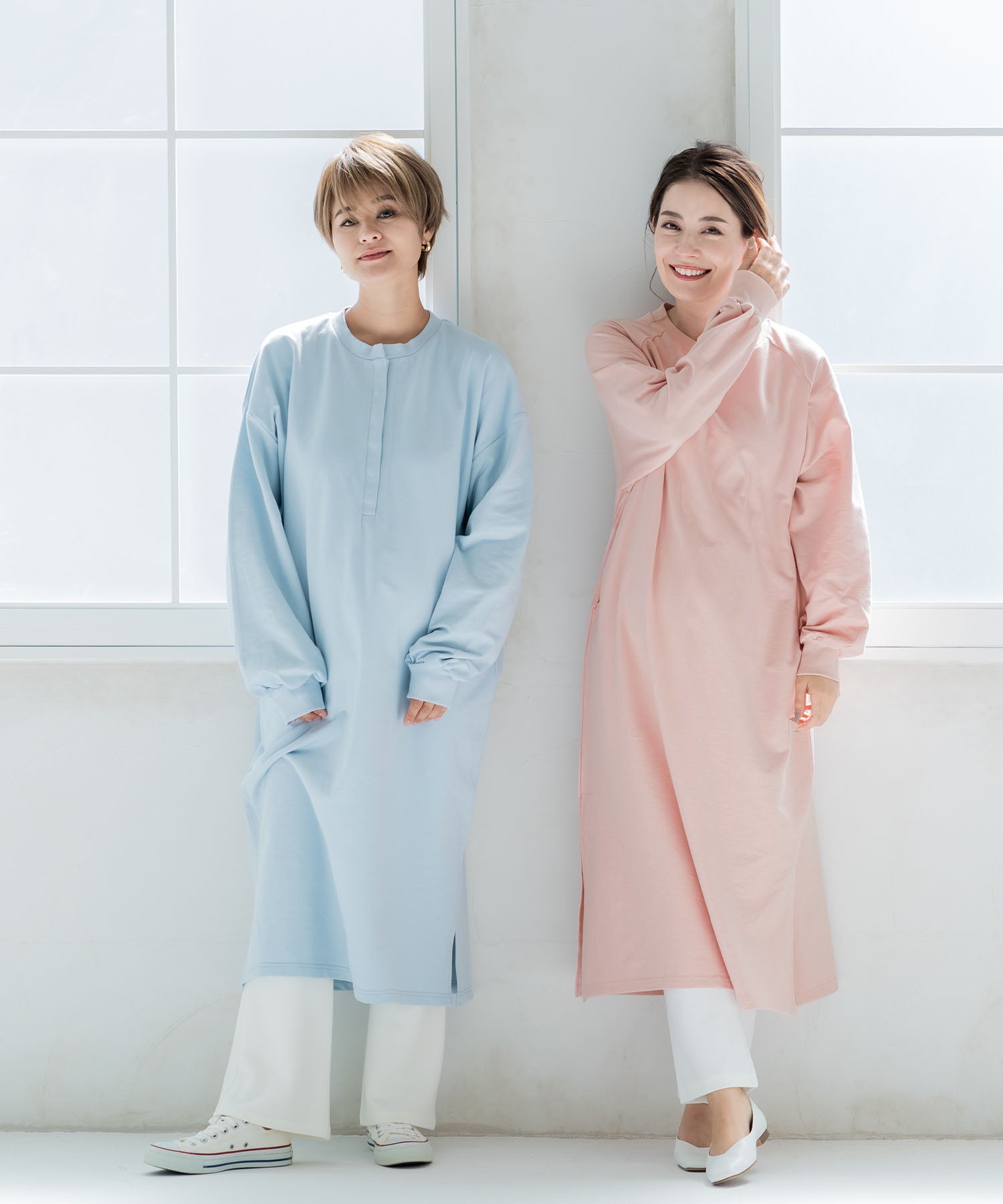 チョコア CHOCOA 授乳やわらかコットンワンピース【マタニティ服／授乳服】21d04 （アイボリー(ivory)） アイボリー(ivory)