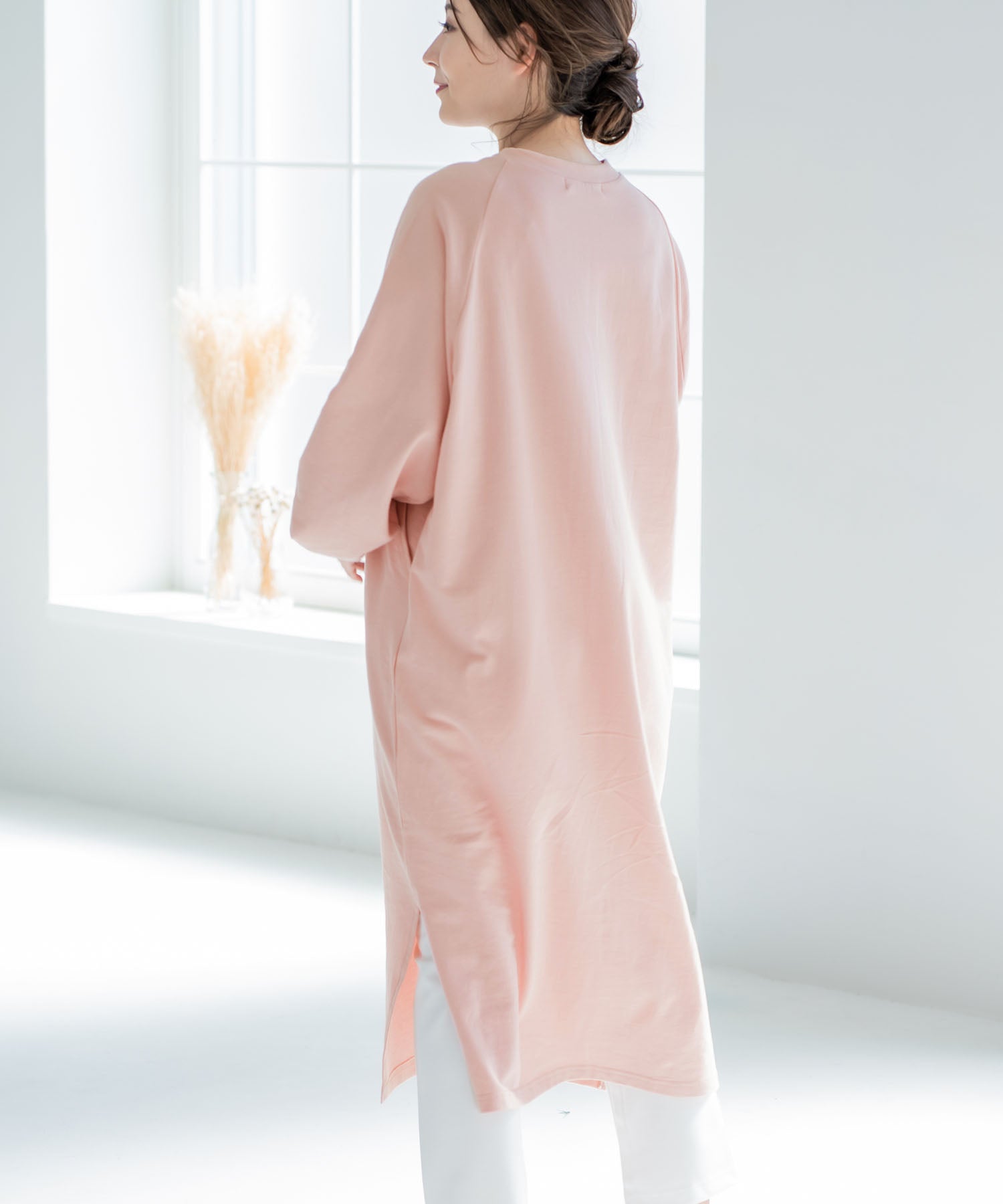 チョコア CHOCOA 授乳やわらかコットンワンピース【マタニティ服／授乳服】21d04 （アイボリー(ivory)） アイボリー(ivory)