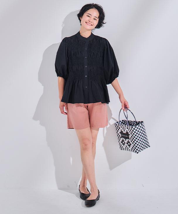 CHOCOA Linen Short Pants 【Maternity Wear / Pre and Postnatal】 fc24ss-spt03