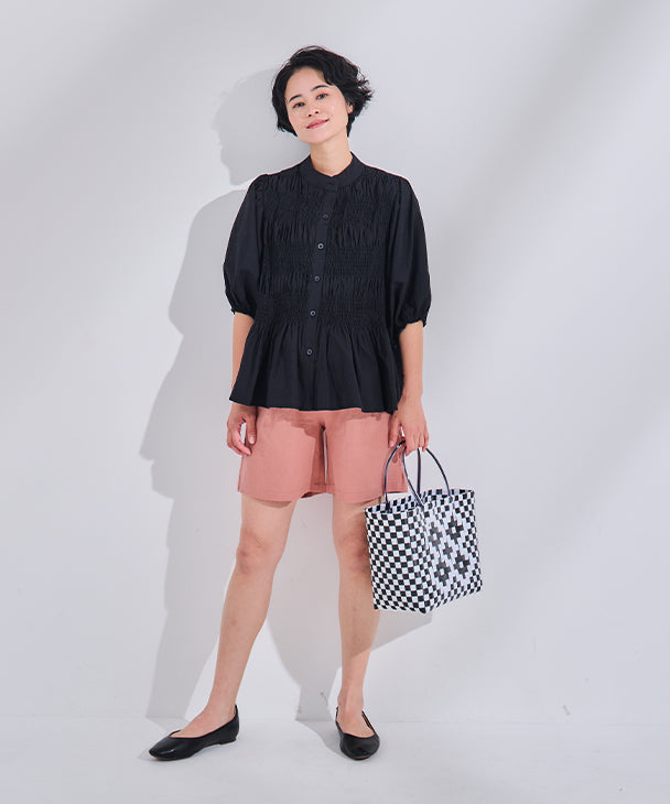CHOCOA Linen Short Pants 【Maternity Wear / Pre and Postnatal】 fc24ss-spt03