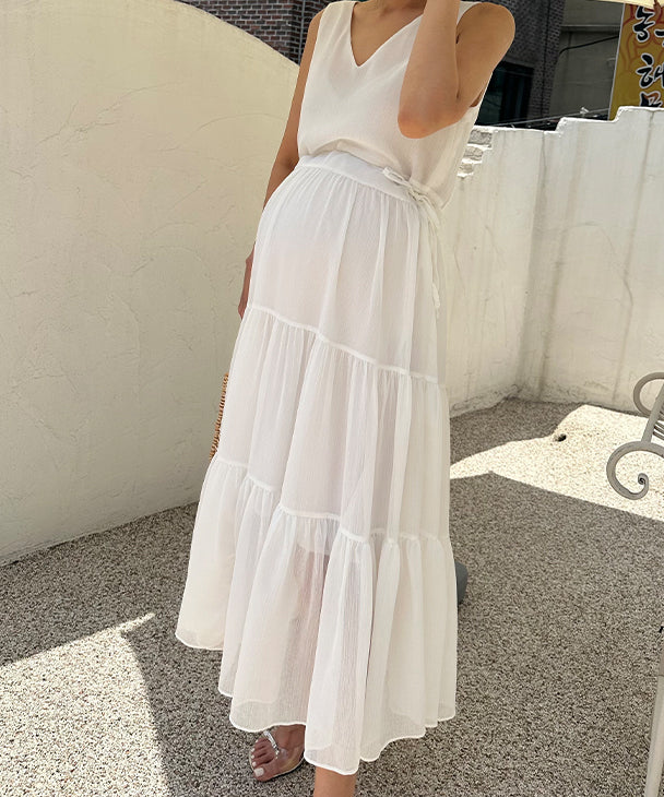 CHOCOA Gathered Switch Maxi Dress 【Maternity Wear】 23a07