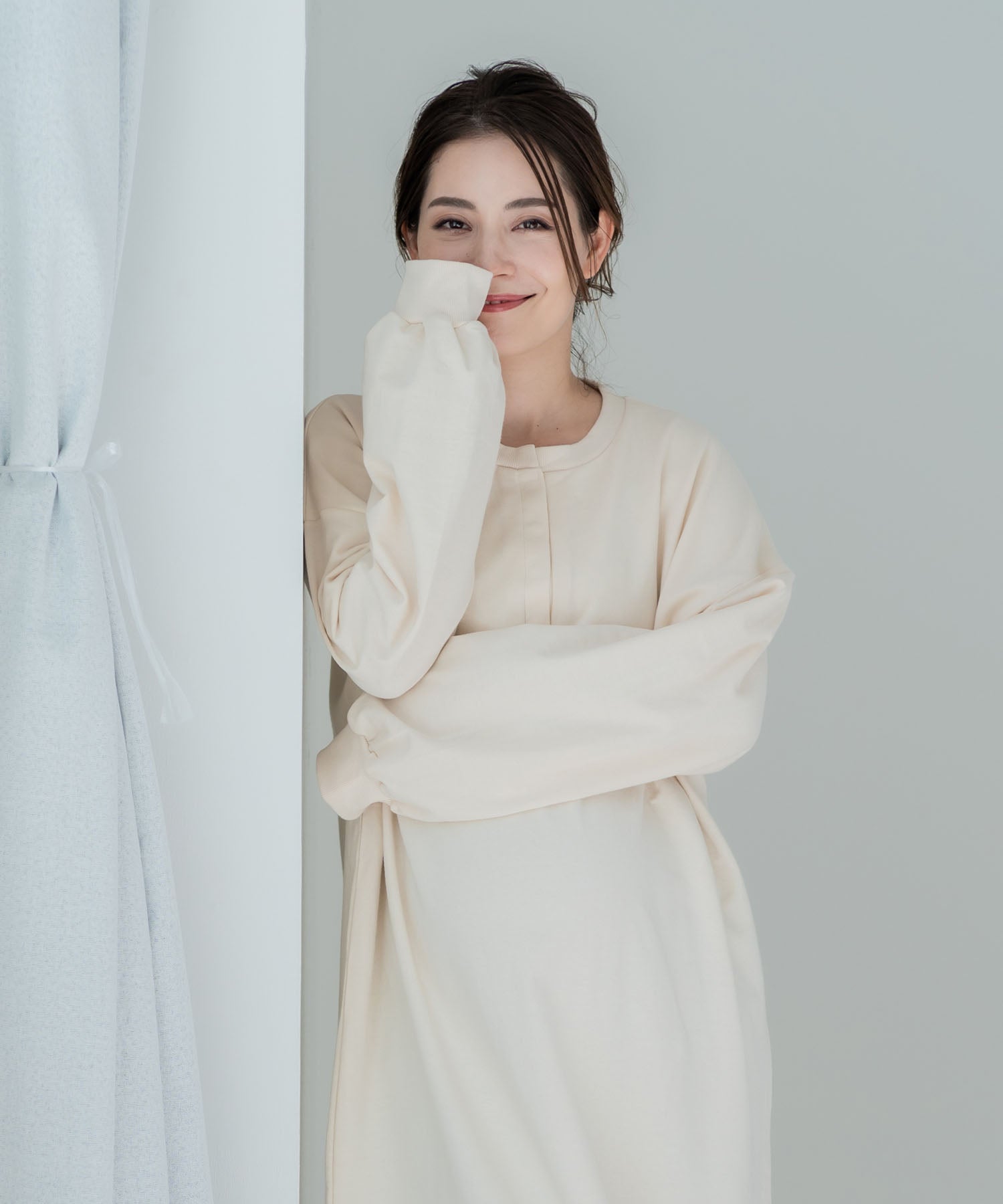 巧克力亞 CHOCOA 哺乳寬鬆衛衣連衣裙【孕婦服／哺乳服】