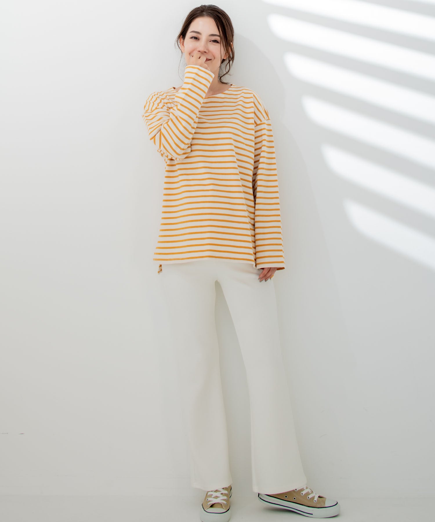 チョコア CHOCOA 放鬆下擺寬鬆簡約褲【孕婦服】21d22