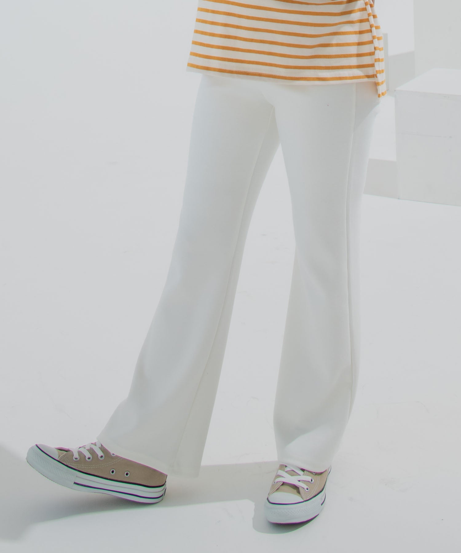 チョコア CHOCOA 放鬆下擺寬鬆簡約褲【孕婦服】21d22
