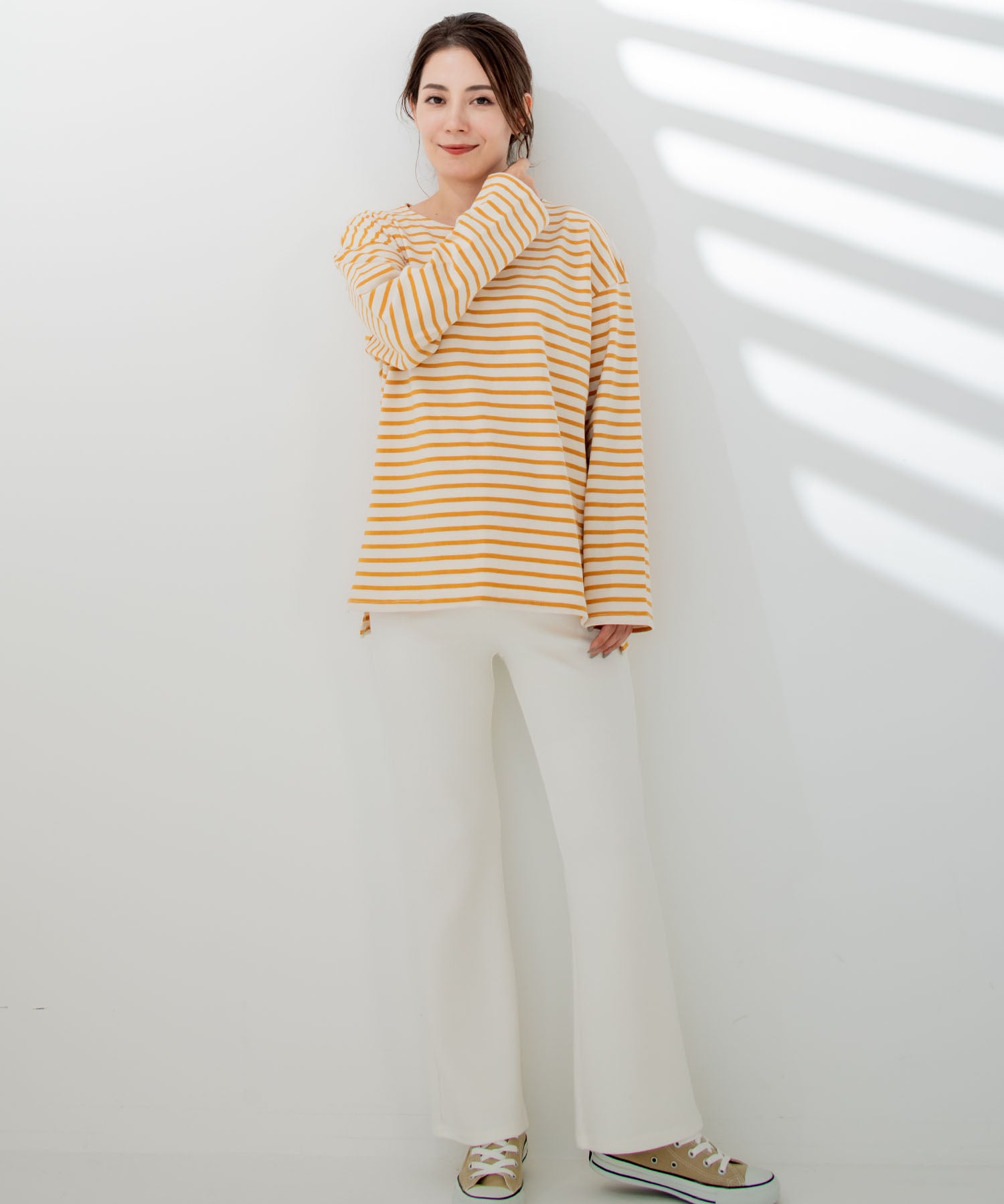 チョコア CHOCOA 放鬆下擺寬鬆簡約褲【孕婦服】21d22