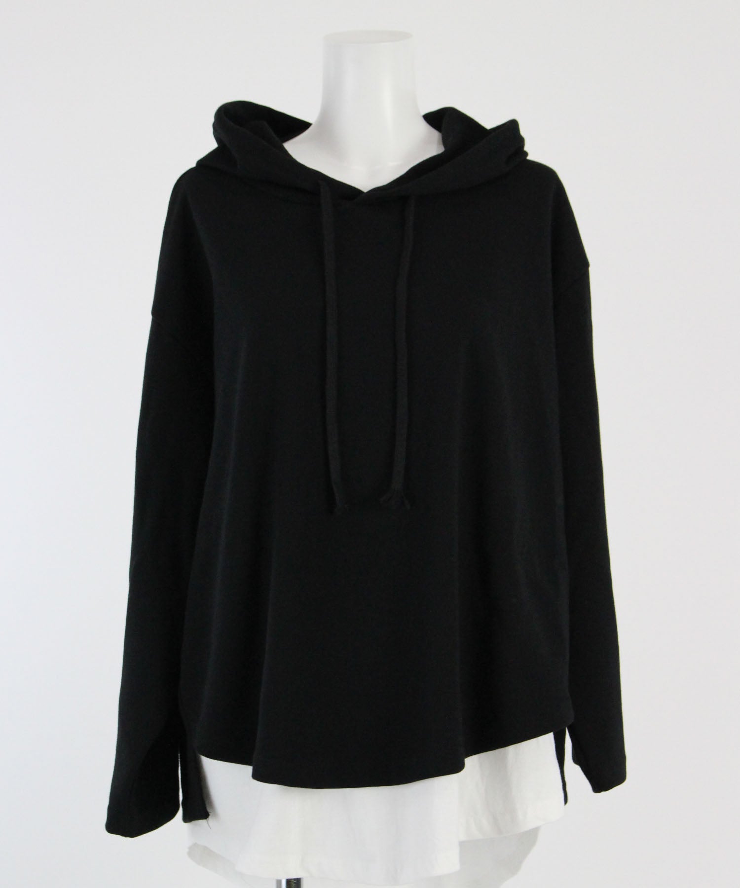 チョコア CHOCOA 授乳レイヤードパーカー(セットアップ可)【マタニティ服／授乳服】21d38 （グレー(gray)） グレー(gray)