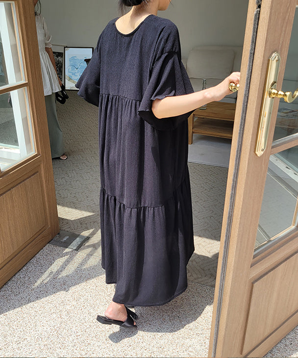 チョコア CHOCOA チョコア CHOCOA リラックスロングワンピース【マタニティ服／授乳服】23a05 （ピンク(pink)） （ピンク(pink)） ピンク(pink)