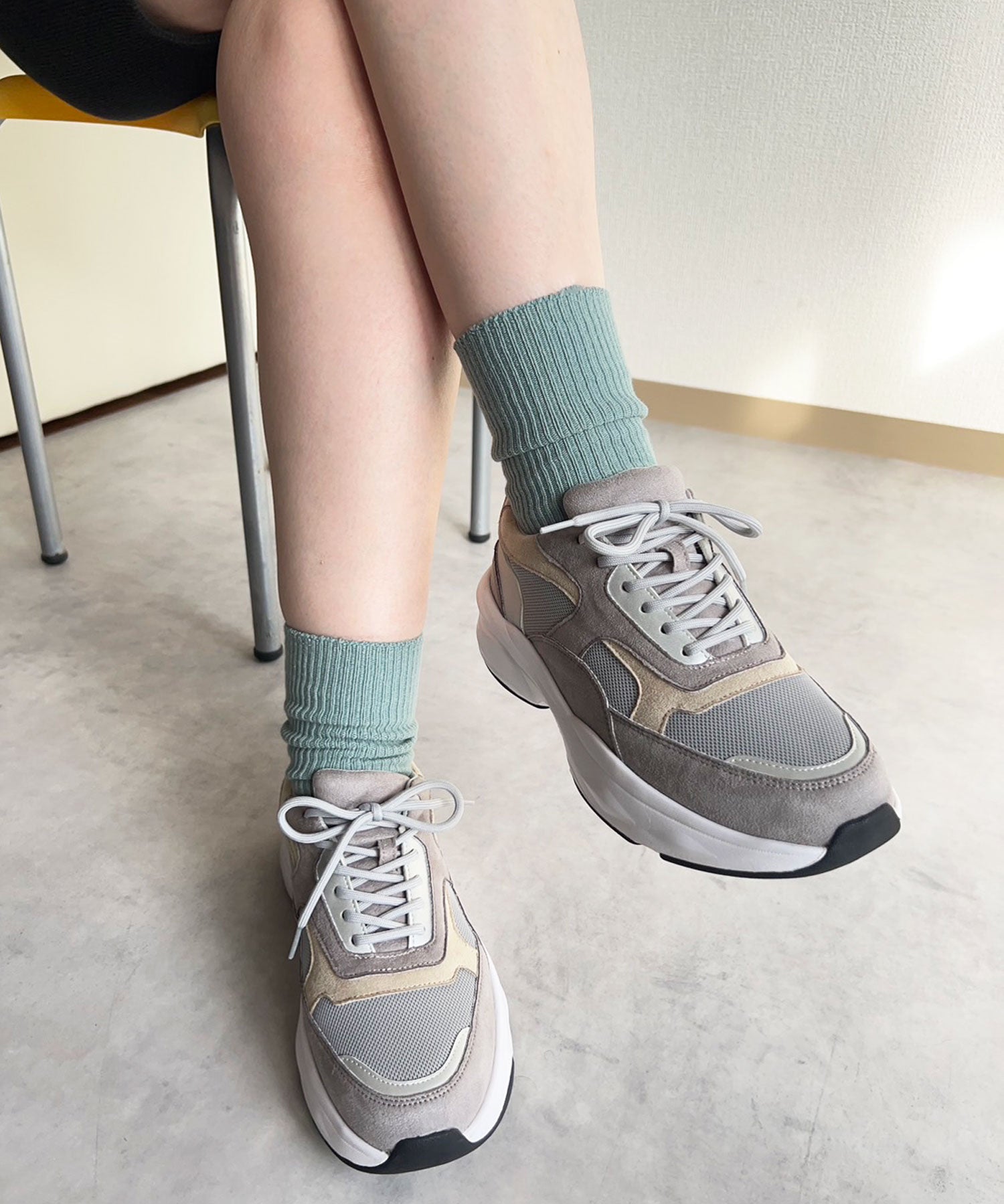 ラスドット lus. カラーコンビダッドスニーカー