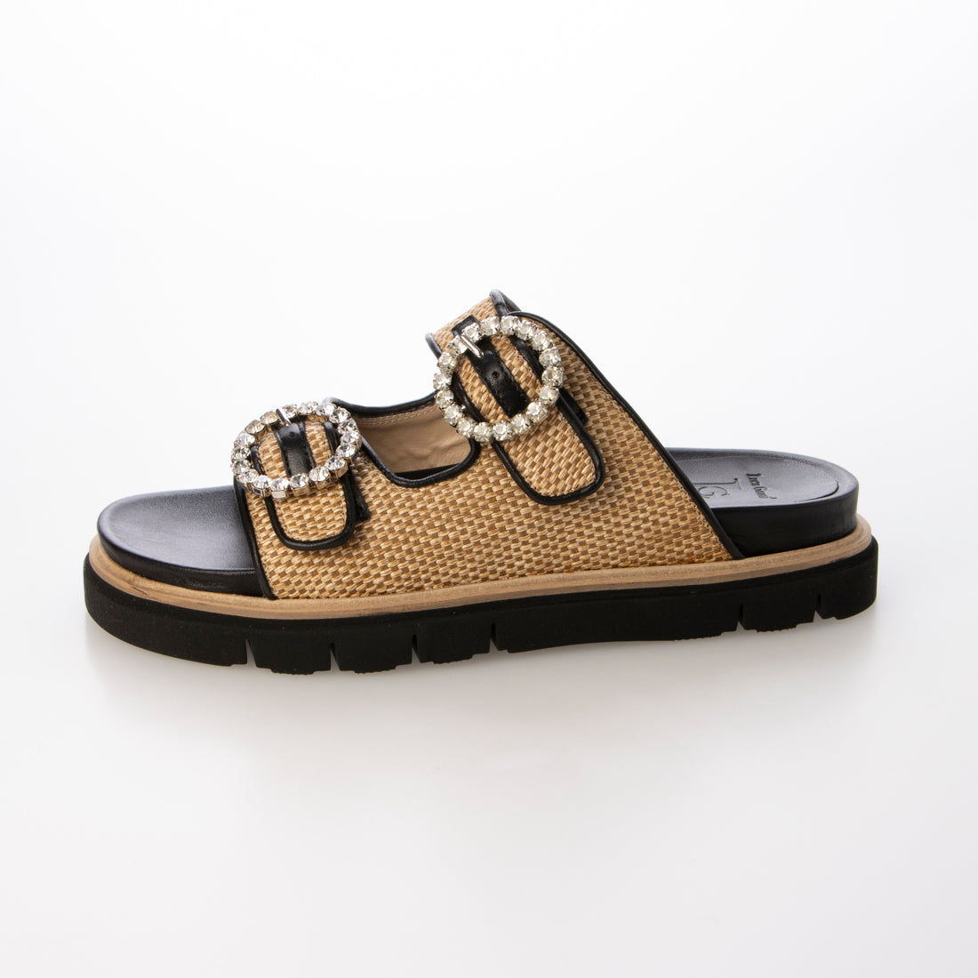 ルカ グロッシ Luca Grossi ダブルストラップサンダル （BEIGE） BEIGE
