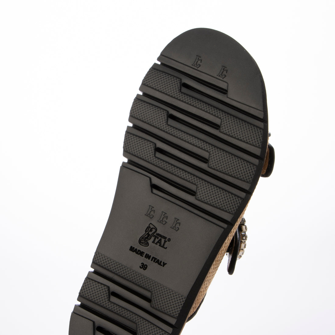 ルカ グロッシ Luca Grossi ダブルストラップサンダル （BEIGE） BEIGE