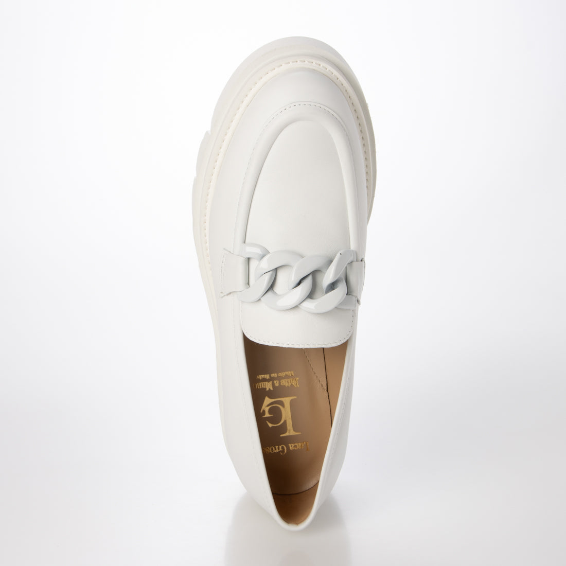 ルカ グロッシ Luca Grossi チェーンローファー （BIANCO） BIANCO