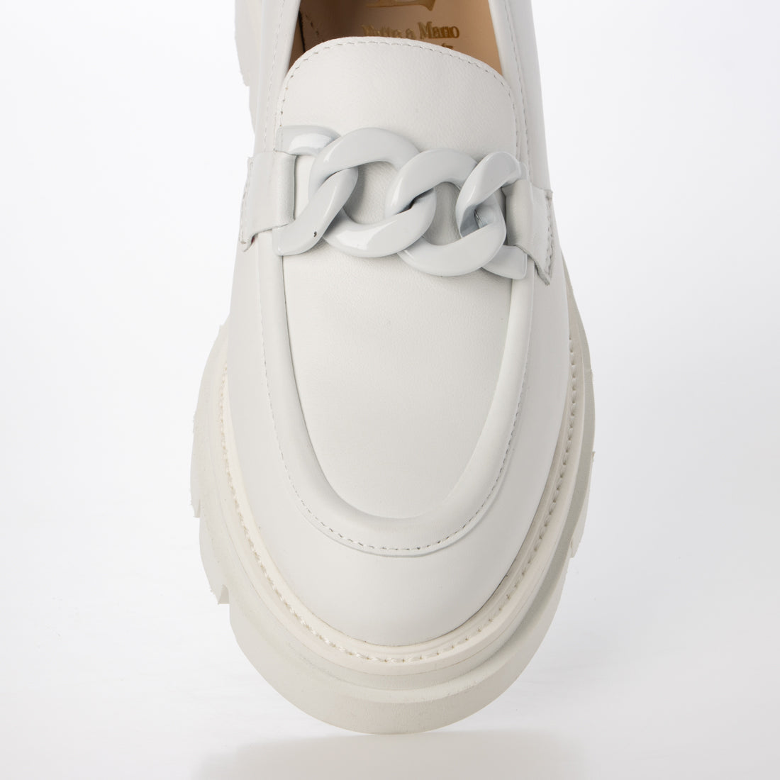 ルカ グロッシ Luca Grossi チェーンローファー （BIANCO） BIANCO
