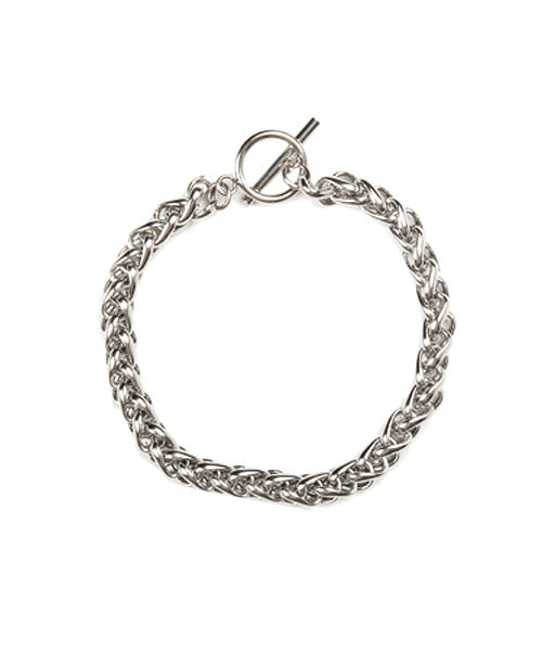 ラグスタイル LUXSTYLE ステンレスブレスレット/ブレスレット メンズ チェーン ステンレス シルバー アクセサリー （B） B