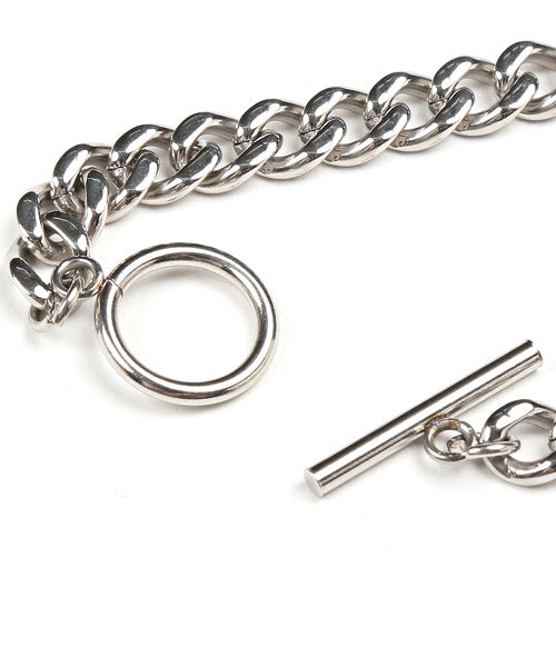 ラグスタイル LUXSTYLE ステンレスブレスレット/ブレスレット メンズ チェーン ステンレス シルバー アクセサリー （B） B