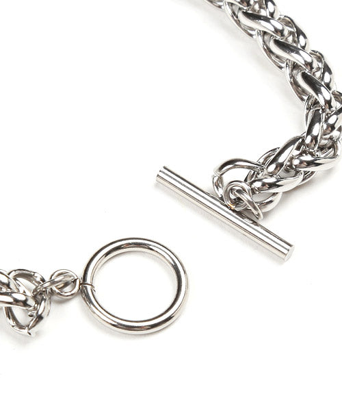 ラグスタイル LUXSTYLE ステンレスブレスレット/ブレスレット メンズ チェーン ステンレス シルバー アクセサリー （B） B