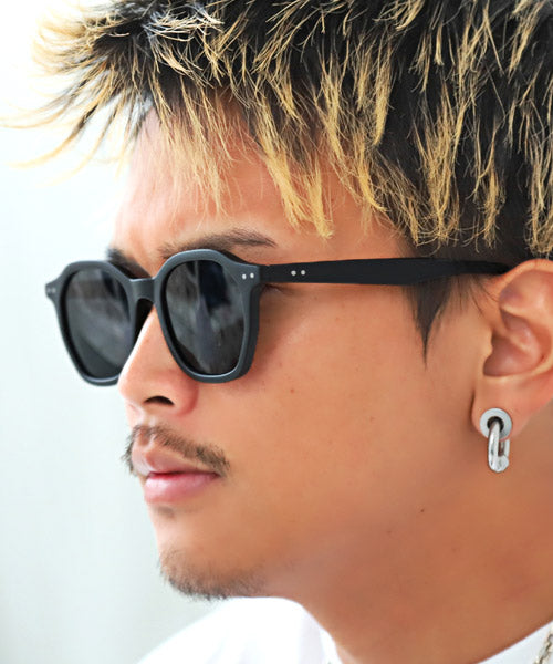 ラグスタイル LUXSTYLE ウェリントンサングラス/サングラス メンズ レディース ウェリントン グラサン （1ブラック×スモーク） 1ブラック×スモーク