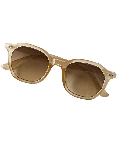 ラグスタイル LUXSTYLE ウェリントンサングラス/サングラス メンズ レディース ウェリントン グラサン （3ベージュ×スモークハーフ） 3ベージュ×スモークハーフ