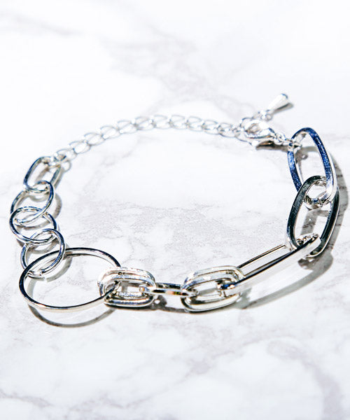 Rug Style LUXSTYLE Chain Bracelet / Bracelet Men's Chain Multi-Chain Thick silver Accessory