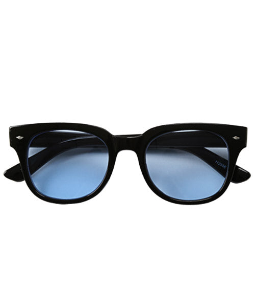 LUXSTYLE Rag Style Wellington Sunglasses / Sunglasses for Men and Women Wellington Black Frame UV Cut Ultraviolet Cut