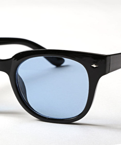 LUXSTYLE Rag Style Wellington Sunglasses / Sunglasses for Men and Women Wellington Black Frame UV Cut Ultraviolet Cut