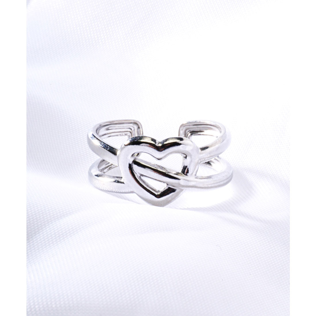 ラグスタイル LUXSTYLE ユニセックスメタリックリング/シルバーリング S925 アクセサリー アクセ メンズアクセ ジュエリー 銀色 （H） H