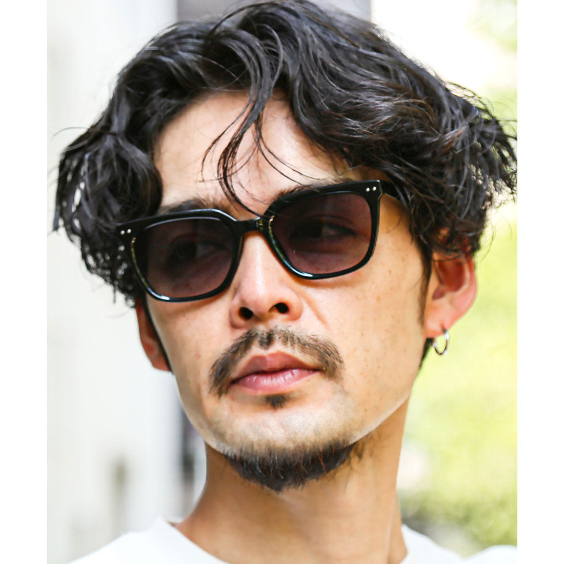 ラグスタイル LUXSTYLE スクエアウェリントンサングラス/ウェリントンサングラス ユニセックス UVカット 紫外線カット スクエアサングラス スクエアフレーム （クリアベージュ×ライトブラウン） クリアベージュ×ライトブラウン