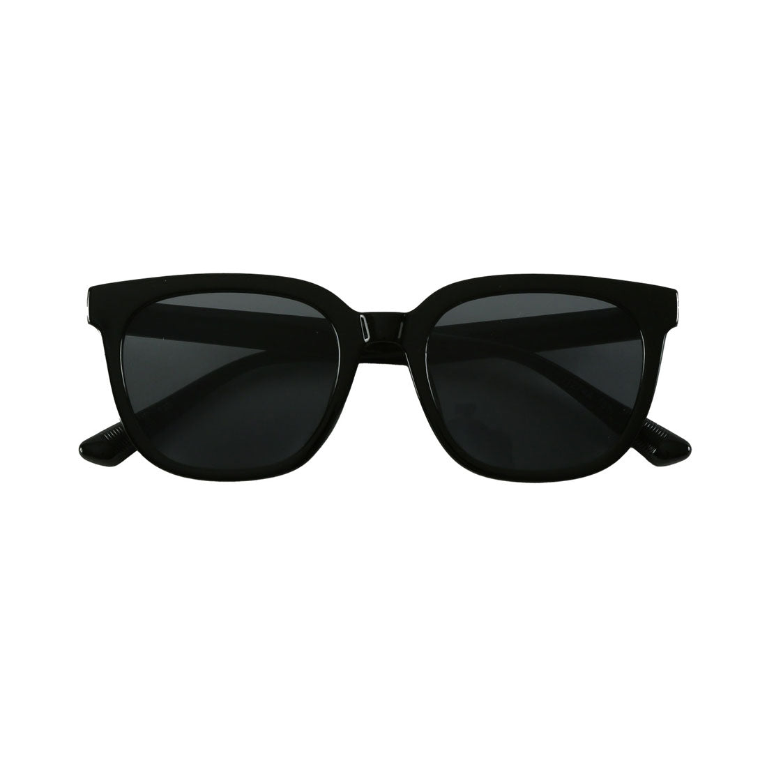 ラグスタイル LUXSTYLE ウェリントンサングラス/ウェリントンサングラス ユニセックス UVカット 紫外線カット ウェリントン カラーレンズ クリアフレーム （ブラック×スモーク） ブラック×スモーク
