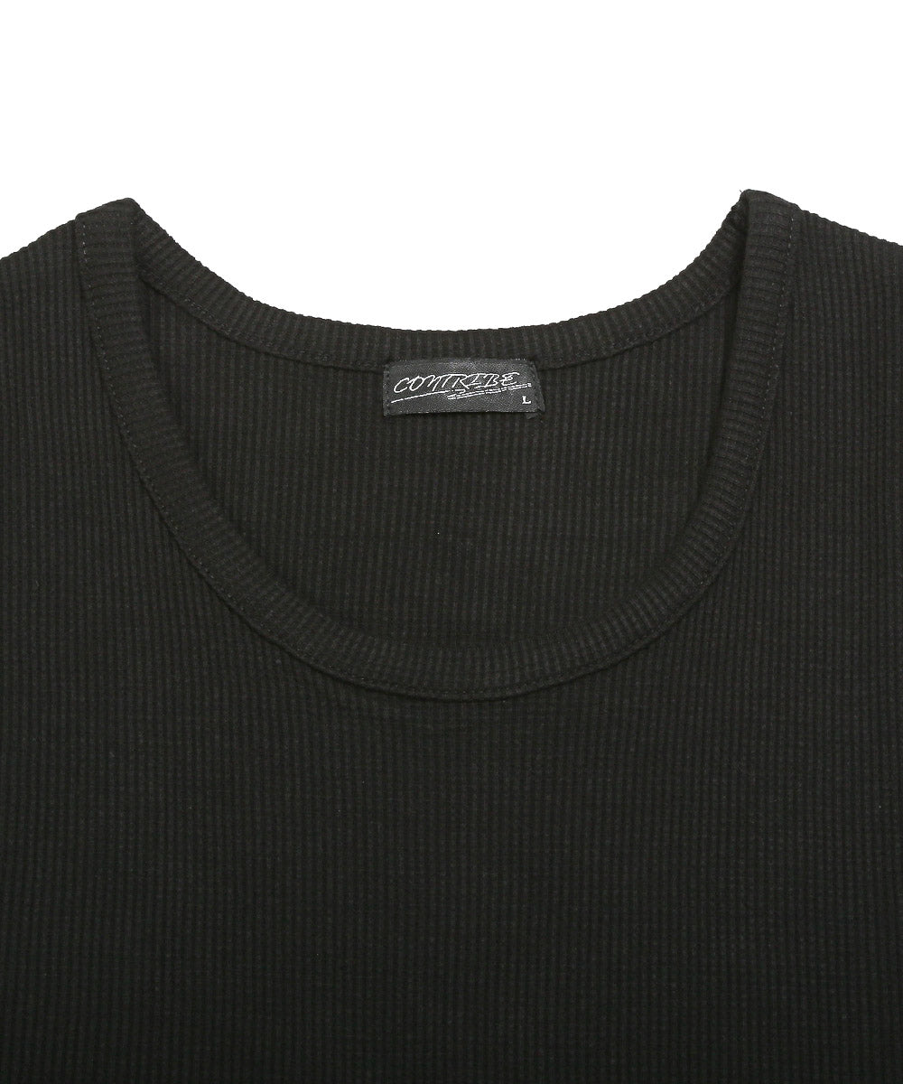 ラグスタイル LUXSTYLE ワッフルタンクトップ/メンズタンクトップ ノースリーブ Tシャツ トップス ワッフル 無地 夏 インナー 肌着 袖なし