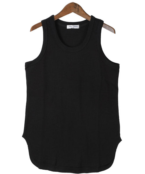 ラグスタイル LUXSTYLE ワッフルタンクトップ/タンクトップ メンズ ワッフル ミディアム丈