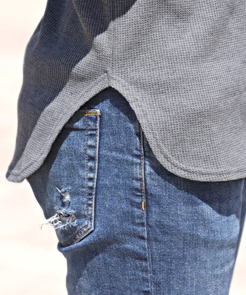 ラグスタイル LUXSTYLE ワッフルタンクトップ/タンクトップ メンズ ワッフル ミディアム丈