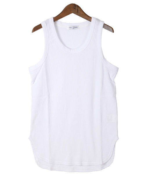ラグスタイル LUXSTYLE ワッフルタンクトップ/タンクトップ メンズ ワッフル ミディアム丈