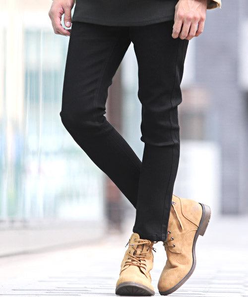ラグスタイル LUXSTYLE スキニーデニムパンツ/スキニー デニム パンツ メンズ ストレッチ BITTER ビター,ブラック