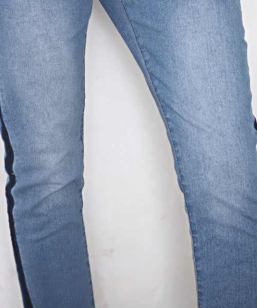 ラグスタイル LUXSTYLE サイドラインスーパーストレッチスキニーデニムアンクルパンツ/スキニー デニム アンクル メンズ ストレッチ サイドライン ダメージ