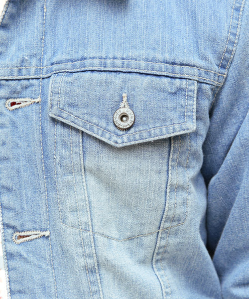 ラグスタイル LUXSTYLE ボアデニムジャケット/ボア デニムジャケット メンズ Gジャン ジージャン アウター BITTER ビター系 秋 冬