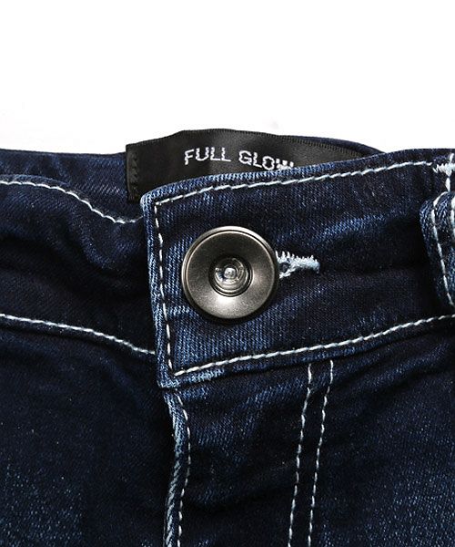 ラグスタイル LUXSTYLE ハードダメージ加工カットオフアンクルデニムスキニーパンツ/デニム パンツ スキニー アンクル ダメージ カットオフ