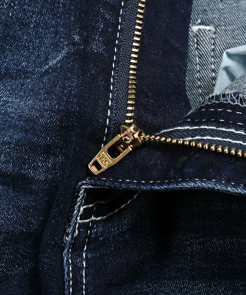 ラグスタイル LUXSTYLE ハードダメージ加工カットオフアンクルデニムスキニーパンツ/デニム パンツ スキニー アンクル ダメージ カットオフ